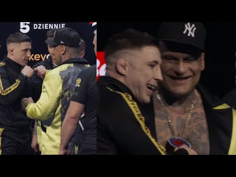 NORMAN PARKE CAŁUJE ŁAŃCUCH POPKA MONSTERA! SZACUNEK NA FACE-TO-FACE PRZED WALKĄ NA FAME 13