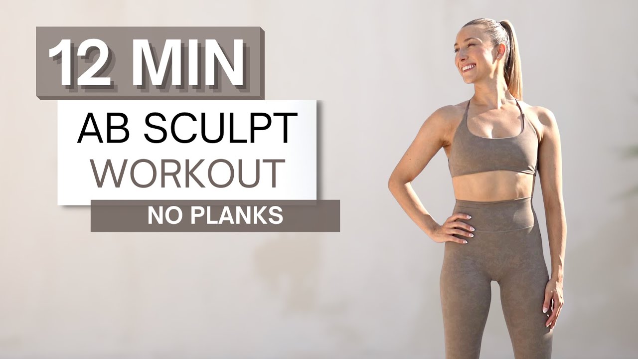 12 min AB SCULPT WORKOUT | No Planks | Controlled Core Burn | Intense with Modifications Provided