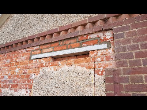 HOW TO: Install pre-stressed lintel and brick up