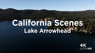 Aerial Views of Lake Arrowhead, California | 4K Drone Video