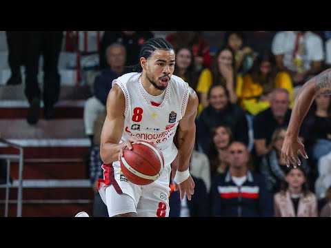 Olivier Nkamhoua Highlights 16 Pts, 2 Ast vs Olimpia Milan