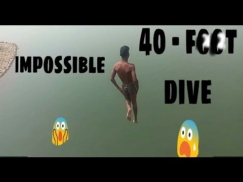 Impossible 40 Feet dive - die or alive!!!😱