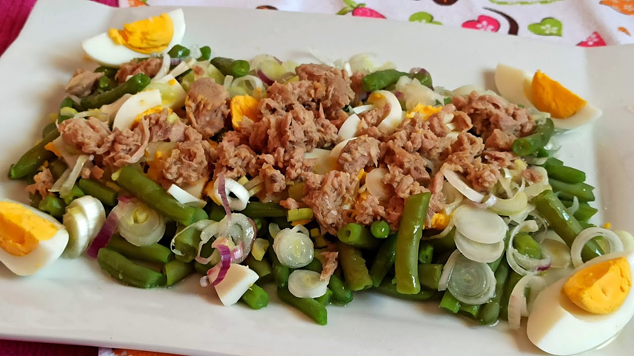 🥗🍃PRUEBA ESTA ENSALADA FRESCA DE JUDIAS VERDES CON ATÚN, REPETIRÁS 😋🥬 | El Dulce Paladar
