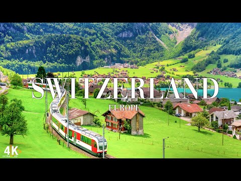 FLYING OVER SWITZERLAND (4K UHD) I Relaxing Music Along With Beautiful Nature Videos | 4K VIDEO HD