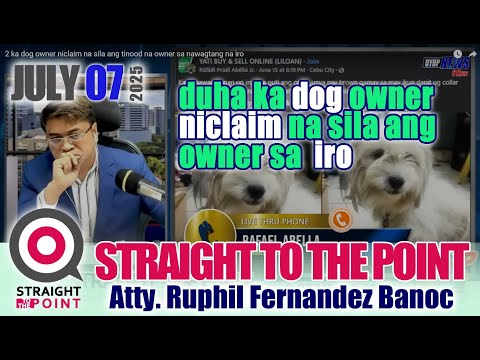 2 ka dog owner niclaim  na sila ang tinood na  owner sa nawagtang na iro