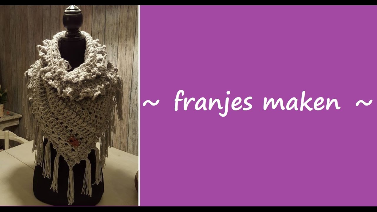 EsMeij's Dutch Scarf - Franje maken