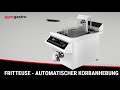 Commercial induction fryer - 8 litres - 3.5 kW - with automatic basket lifting
