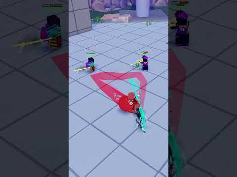 We CLASHED in a TRIANGLE In Death Ball... #roblox #deathball #robloxshorts