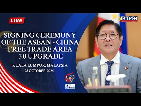 Signing Ceremony of the ASEAN-China Free Trade Area 3.0 Upgrade