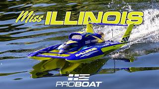 Proboat Miss Illinois U-34 34" Unlimited Hydro Race 8S RTR
