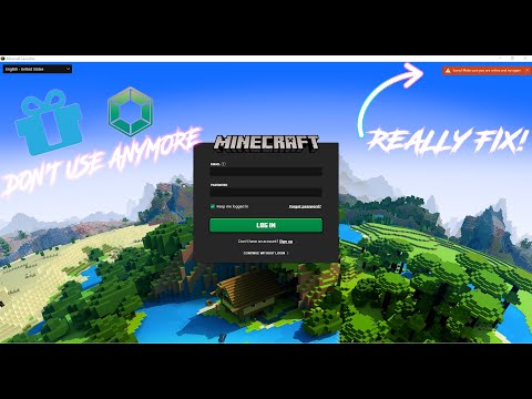 How to fix : ' Sorry make sure you are online and try again ' minecraft error (Alt, MCLeaks)