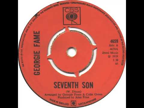 UK New Entry 1969 (235) Georgie Fame - Seventh Son