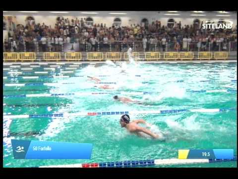 Serie 16 dei 50 Farfalla  Assoluti Maschi Master - Campionati Regionali Masters 2014 di Veneto e Fr