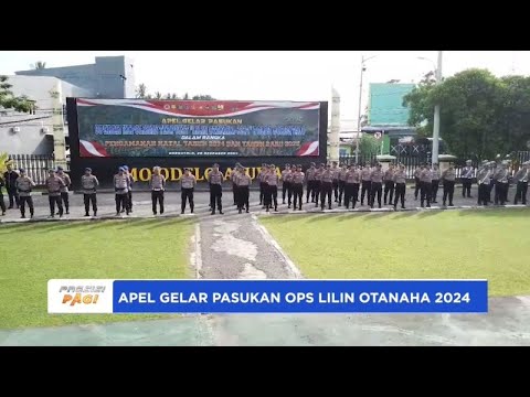 POLDA GORONTALO APEL GELAR PASUKAN OPS LILIN OTANAHA 2024