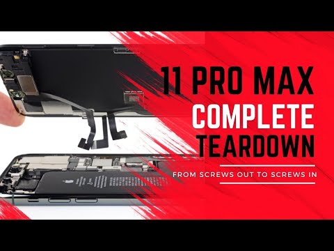 iPhone 11 Pro Max complete teardown - housing + screen replacement
