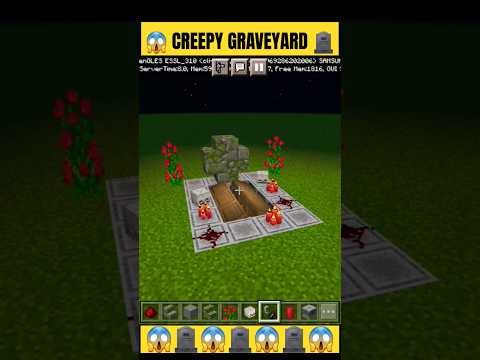 Halloween Build Hacks in Creepy Minecraft Graveyard
