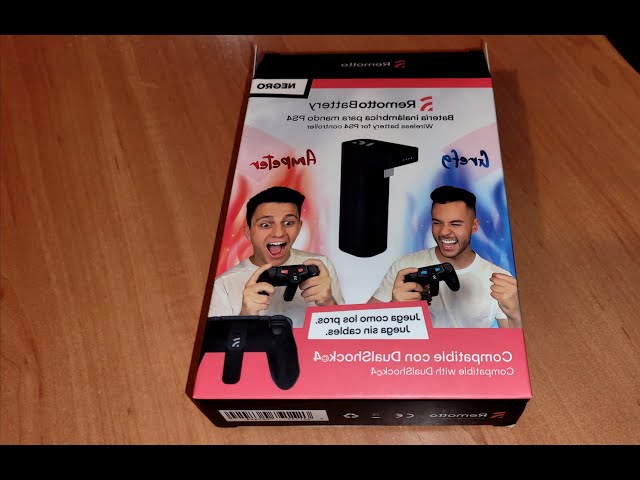 Vídeo relacionado con Remotto Battery EDICIÓN Especial WORLDCUP - Cargador para Mando de PS4 Inalámbrico - +12 Horas de Autonomía - Batería Portatil Fácil de Transportar - Sin Cables, Juega Mientras Carga - Larga Duración