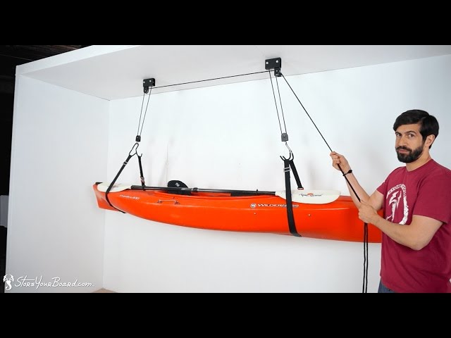 Kayak and Canoe Hoist | StoreYourBoard