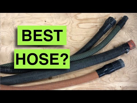 16.4 Foot VAC005 Vacuum Hose Replacement for Bosch 3931 Vacuum Cleaner, 35mm Dust Extraction Hose Fits Vacuums with Standard 2-1/4 Inch Hose Openings, for Bosch Sanders, Planers, Saws, Etc. video review thumbnail