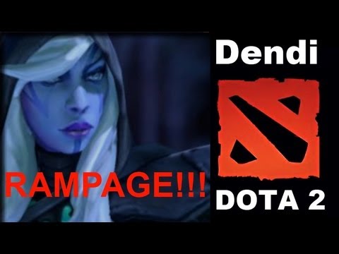Dota 2 Na`Vi Dendi RAMPAGE!!!