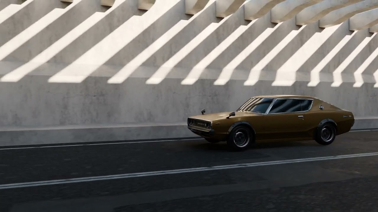Datsun 240k GT Animation 3D Model