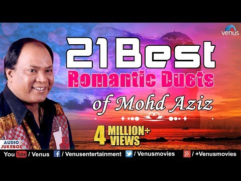 21 Romantic Duets | Mohd Aziz Songs | Romantic Songs | Hindi Songs