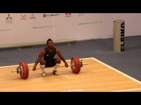 Almaty 2014 Men 69 kg Bernardin Ledoux Kingue Matam snatch 142 kg