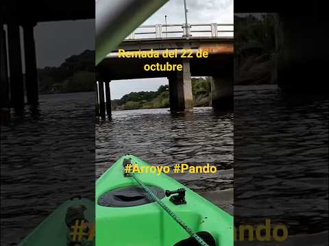 Remada en #kayak del 22 de octubre hasta desembocadura del #arroyo #Pando #canelones #uruguay