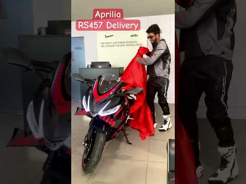 Aprilia RS457 delivery. #apriliars457 #aprilia #rs457 #alpinestars #trending #gamtng #newbike