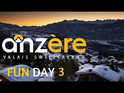 Anzère Skigebiet Schweiz ( Wandern, Entdecken, Stunts, Arbaz ) 2018/2019 (Fun day 3#)