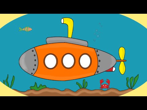 Učimo boje - Podmornica