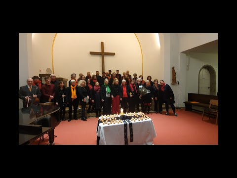 Projektchor FRIEDEN - Lichtfest, am 27.04. 2024, in Friedenskirche, Tannenbergallee, Berlin