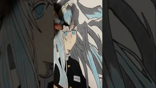 空を見上げて黄昏る無一郎描いてみた