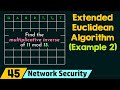 Extended Euclidean Algorithm (Solved Example 2)