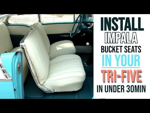 How to Install ‘62-65 Impala Bucket Seats in Any 1955-1957 Chevy