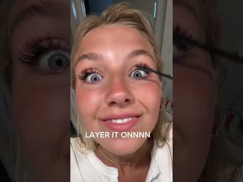 MASCARA TUTORIAL!! #shortsvideo