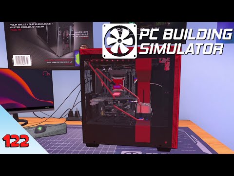 Custom Water-Cooled i9-7900X Build in the NXZT H700i Case!! PC Building Simulator | Episode 122
