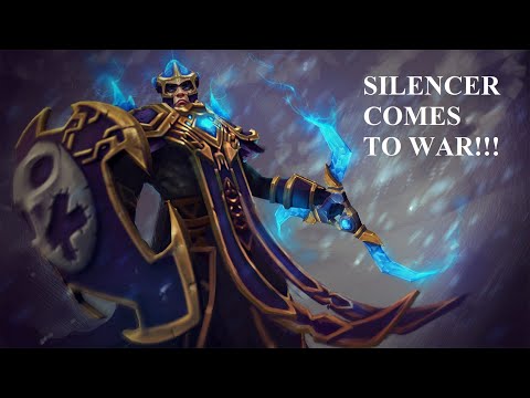 SILENCE MORTALS!!! DOTA 2 SILENCER GAMEPLAY!!!