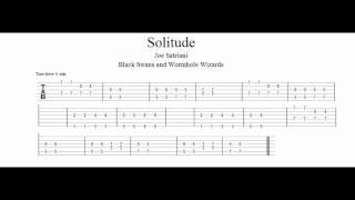 Solitude - Guitar TAB Joe Satriani