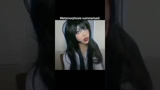 What is metamorphosis/177013 and should you read it #memes #manga #anime
