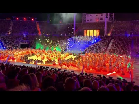 Spectacle de nuit fête des vignerons Vevey  Août 2019