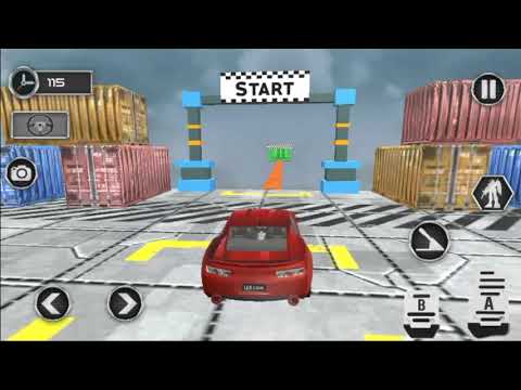 Impossible Car Parking Tracks Transform Robot Game Video