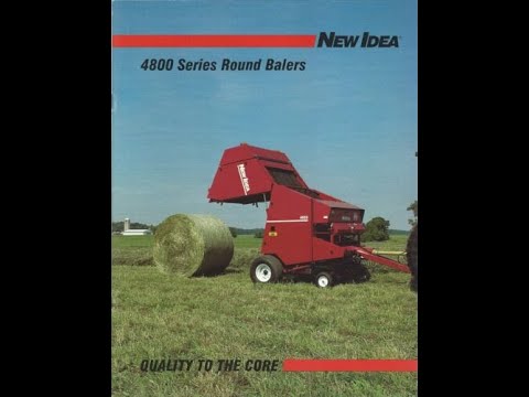 New Idea 4800 Series Variable Chamber Round Balers - Features and Benefits Promotional Video 1995