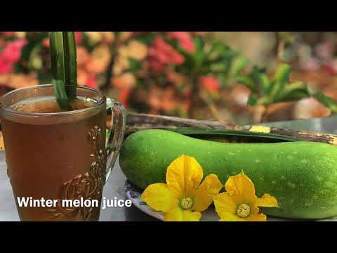 How to make Winter melon juice yourself