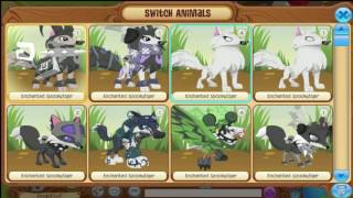 3 Cool Animal Jam Girl Arctic Wolf Looks Youtube