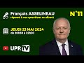 François Asselineau répond en direct à vos questions N°11