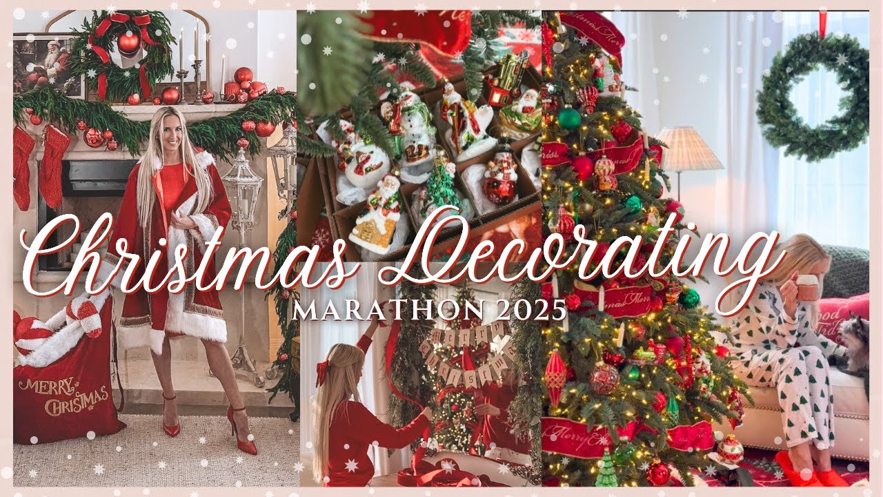 🎄The MOST magical Christmas MARATHON! Nostalgic CHRISTMAS DECORATING IDEAS | CHRISTMAS DECOR