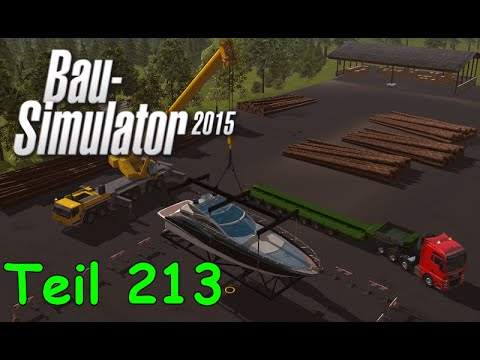 Let's Play Bau Simulator 2015 Teil 213 - DIE YACHT VOM BÜRGERMEISTER | Liongamer1
