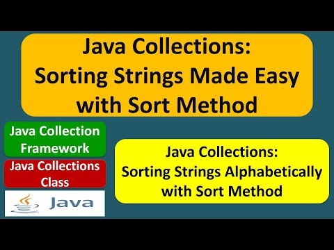 Java Collections Sorting Strings Made Easy With Sort Method Java Collection Framework