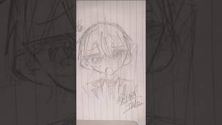 倍速でも入らなかったから、めっちゃカットした( ˙꒳​˙  )#天猫のお絵描き部屋 #天猫のイラスト上達日記 #イラストメイキング #イラスト #剣持刀也